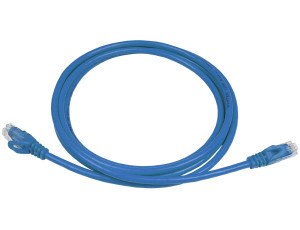 PowerMAX Blue Cat.6 U/UTP T568B Patch Cord (PVC) - with Divider